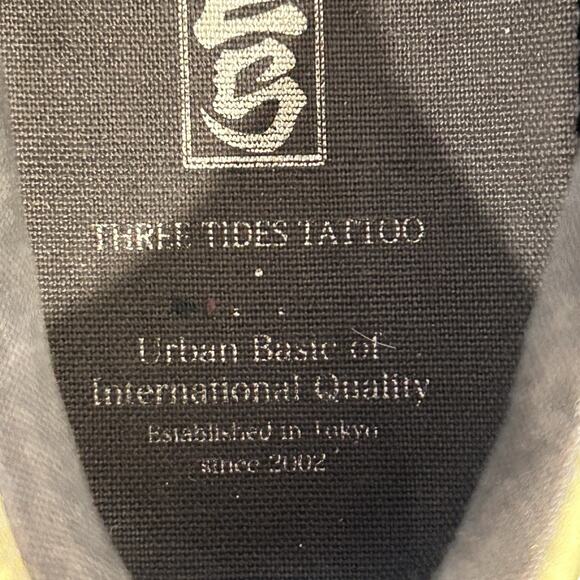 Three Tides Tattoo X Ubiq Slip On Shoes Mens 11 Sakura Fubuki Mutsuo Street RARE - Picture 13 of 14